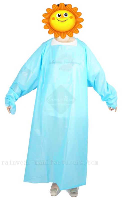 Plastic gown disposable gown supplier